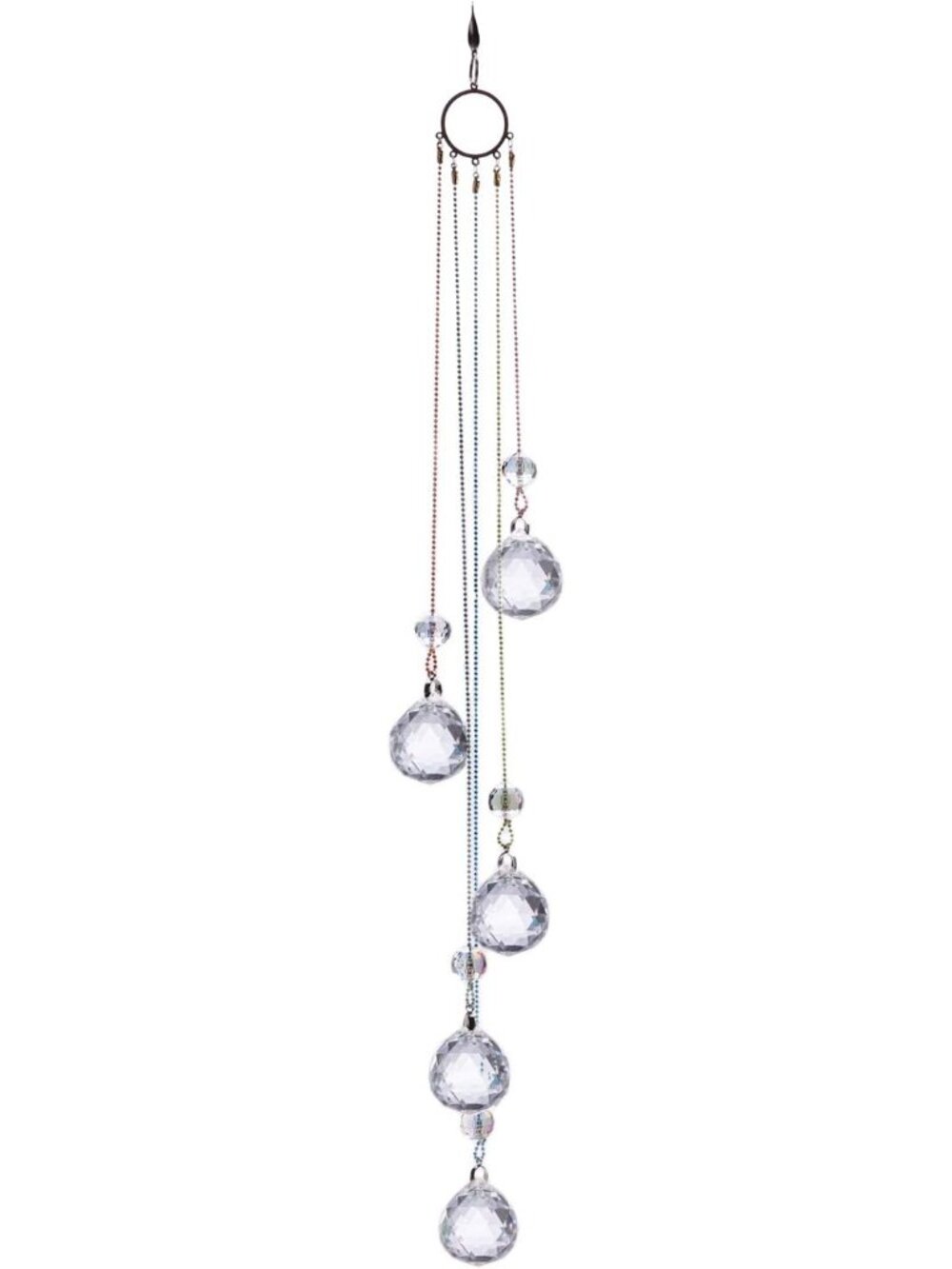 Crystals Ball Prisms Suncatcher Hanging Ornament Rainbow Maker for Home,Garden D